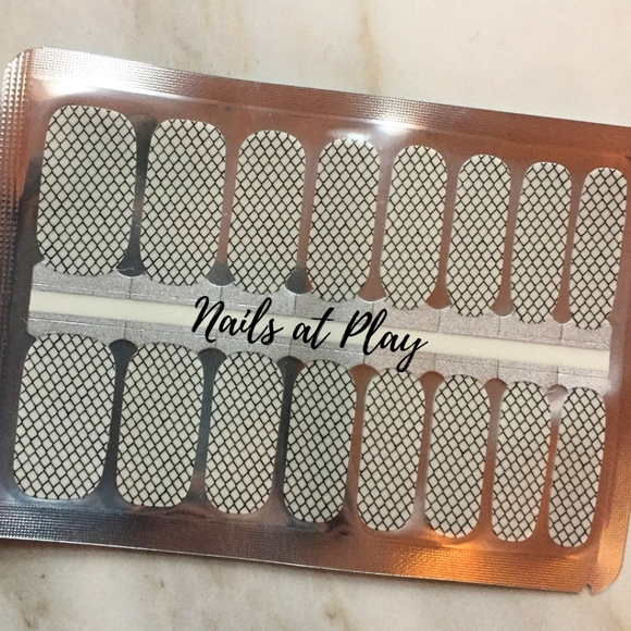 5 for $20 Nail Wraps- Only Fishnet Stockings (transparent) - Picture 2 of 5